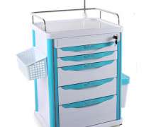 รถเข็นทางการแพทย์ ABS ขนาด 625*475*920 mm.