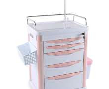 รถเข็นทางการแพทย์ ABS ขนาด 625*475*920 mm.