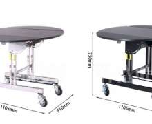 รถเข็นรูมเซอร์วิสพร้อมตู้อุ่น เกรดเอคันใหญ่ ขนาดกางใช้งาน1080*740 สูง 750 mm ขนาดพับ:730*430*สูง 750 mm  พับเก็บซ้อนคันได้ cw-065-22 Room service trolley warmer เกรด พรีเมี่ยม