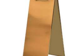 ป้ายเตือนสแตนเลส ขนาด 260*660 ซม.