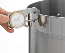 หม้อสแตนเลสมีฝาปิด เกรด 304 หนา 3 มิล