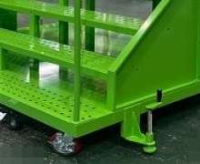 บันไดเติมสินค้า บันไดมีล้อ  4เมตร  หน้ากว้าง 120 สูง 490 ซม.c[[sok  เลือกสีได้ค่ะ