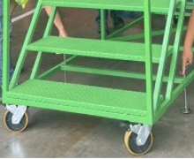 บันไดเติมสินค้า บันไดมีล้อ  4เมตร  หน้ากว้าง 120 สูง 490 ซม.c[[sok  เลือกสีได้ค่ะ