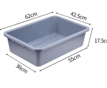 กะบะพลาสติกใส่จาน ขนาด 62*42.5*17 ซม. 0