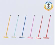 แปรงถูพื้น หัวพลาสติก ด้ามพลาสติก ด้ามยาว ขนาด 8 นิ้ว หัวพลาสติก ตรา สมอ ด้ามยาว1.2เมตร