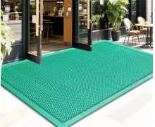 พรมยางกันลื่นรีดขอบขนาดมาตราฐาน สีเทา สีแดง สีเขียว สีน้ำเงิน หนา 5 มิล