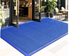 พรมยางกันลื่นรีดขอบขนาดมาตราฐาน สีเทา สีแดง สีเขียว สีน้ำเงิน หนา 5 มิล