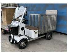 รถเข็นขยะไฟฟ้าแบบนั่งขับ บรรทุกถังขยะเทศบาล 0