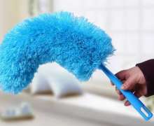 ไม้ปัดฝุ่นไมโครไฟเบอร์ สีฟ้า  ยาว 58 ซม 