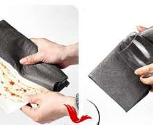 ผ้าเช็ดเตา เช็ดคราบน้ำมัน ขนาด 30*40 ซม.