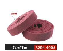 สก็อตไบร์ท สีน้ำตาล #320-400 ใช้ขัดเงา ขัดทำความสะอาด พื้นผิวโลหะ สแตนเลส อลูมิเนียม ขนาด 7ซม ยาว 5 เมตร /10ซม.ยาว 6 เมตร