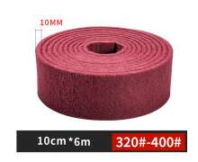 สก็อตไบร์ท สีน้ำตาล #320-400 ใช้ขัดเงา ขัดทำความสะอาด พื้นผิวโลหะ สแตนเลส อลูมิเนียม ขนาด 7ซม ยาว 5 เมตร /10ซม.ยาว 6 เมตร