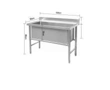 ซิงค์สแตนเลสหลุมใหญ่ สั่งทำได้