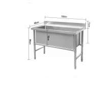 ซิงค์สแตนเลสหลุมใหญ่ สั่งทำได้