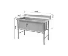 ซิงค์สแตนเลสหลุมใหญ่ สั่งทำได้