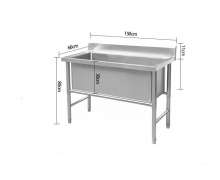 ซิงค์สแตนเลสหลุมใหญ่ สั่งทำได้