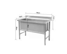 ซิงค์สแตนเลสหลุมใหญ่ สั่งทำได้