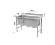 ซิงค์สแตนเลสหลุมใหญ่ สั่งทำได้