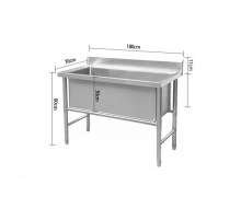 ซิงค์สแตนเลสหลุมใหญ่ สั่งทำได้