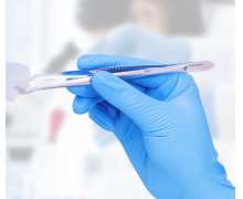 ถุงมือไนไตรสีฟ้า ถุงมือยางธรรมชาติ ชนิดใช้แล้วทิ้ง 1กล่อง มี 100 ชิ้น มีไซด์ M L 