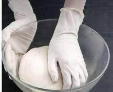 ถุงมือแพทย์ ไนไตร สีขาวแบบไม่มีแป้ง  1กล่อง มี 50 คู่ (100ชิ้น)ยางธรรมชาติ