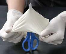 ถุงมือแพทย์ ไนไตร สีขาวแบบไม่มีแป้ง  1กล่อง มี 50 คู่ (100ชิ้น)ยางธรรมชาติ