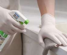 ถุงมือแพทย์ ไนไตร สีขาวแบบไม่มีแป้ง  1กล่อง มี 50 คู่ (100ชิ้น)ยางธรรมชาติ