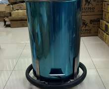 ถังขยะสแตนเลส20ลิตร มีล้อ ฝาsoft close เกรด410