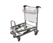 โรงงานผลิต รถเข็นกระเป๋าสนามบินสแตนเลส รถเข็นกระเป๋าผู้โดยสาร รถเข็นกระเป๋าสนามบิน รถเข็นกระเป๋าผู้โดยสาร CW-003-1  300กก