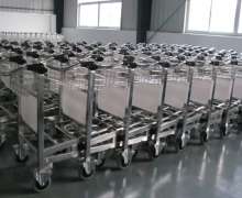 โรงงานผลิต รถเข็นกระเป๋าสนามบินสแตนเลส รถเข็นกระเป๋าผู้โดยสาร รถเข็นกระเป๋าสนามบิน รถเข็นกระเป๋าผู้โดยสาร CW-003-1  300กก