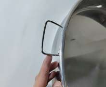 ถาดกลมสแตนเลส เกรด304 หนา 0.8 mm. สูง 80 mm