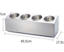 ที่ใส่ช้อนสแตนเลส8ช่อง สแตนเลส เกรด 304