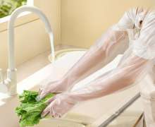 ถุงมือใสPE ยาว 60 ซม. 10 ชิ้น