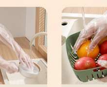 ถุงมือใสPE ยาว 60 ซม. 10 ชิ้น