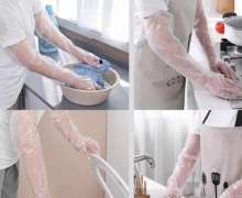 ถุงมือใสPE ยาว 60 ซม. 10 ชิ้น