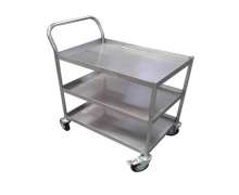 รถเข็นสแตนเลส3ชั้น โรงงานผลิต ขนาด 60*90*90 ซม.รุ่น CW-066-0-3 เกรด304 