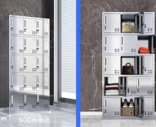 ตู้ล็อคเกอร์สแตนเลส เกรด304 หนา 0.5 มิล  2 ช่อง 3ช่อง 4ช่อง 6 ช่อง 8ช่อง 10 ช่อง 12 ช่อง 15 ช่อง 18 ช่อง 24 ช่อง ขนาด 420*900*1800 mm /350*900*1800 mm