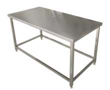 โต๊ะสแตนเลส ขาสี่เหลี่ยม ขนาด 1800*750*สูง 800mm (สั่งทำได้) 0