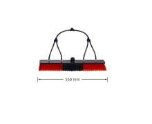 แปรงล้างแผงโซล่าเซลล์ หัวแปรงกว้าง 550 mm.ด้ามยาว3.6/4.8/6.0/7.2/9.0/10.8 เมตร(m)