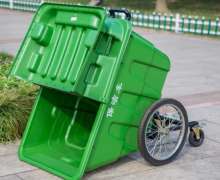 ถังขยะพลาสติก 400 ลิตร ยกเทได้