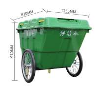 ถังขยะพลาสติก 400 ลิตร ยกเทได้