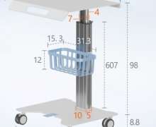 รถเข็นคอมพิวเตอร์ มอนิเตอร์ ABS 