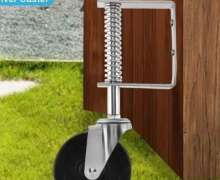 บันไดสแตนเลสมีล้อ 304 (มีขนาด 6 ขั้น,8ขั้น,10ขั้น) ผลิตตามขนาดที่ต้องการได้