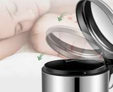 ถังขยะสแตนเลสเท้าเหยียบ8ลิตร เกรด 304 