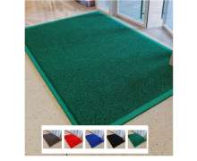 พรมดักฝุ่นซับน้ำ สีเทารีดขอบ 4 ด้าน ไม่มีตัวอักษร 0