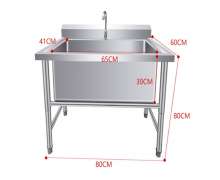 ซิงค์สแตนเลสหลุมใหญ่ สั่งทำได้