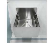 อ่างล้างมือสแตนเลสติดผนัง 1 หลุม เกรด 304 ขนาด  480x480x410mm 0