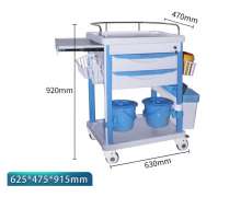 รถเข็นทางการแพทย์ ABS ขนาด 625*475*915 mm. 0