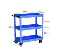 รถเข็นเหล็ก 3 ชั้น รถเข็นเครื่องมือช่าง 3 ชั้น 0