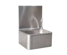 อ่างล้างมือสแตนเลส 1หลุม เข่าดัน ขนาด 450*450*260+400สแตนเลสเกรด（304หนา1.2 มิล）